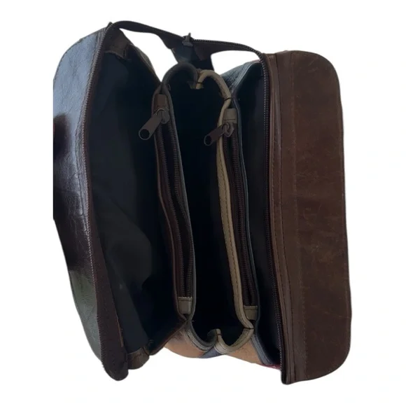 Vintage Patchwork Leather Shoulder Bag - Picture 4 of 12